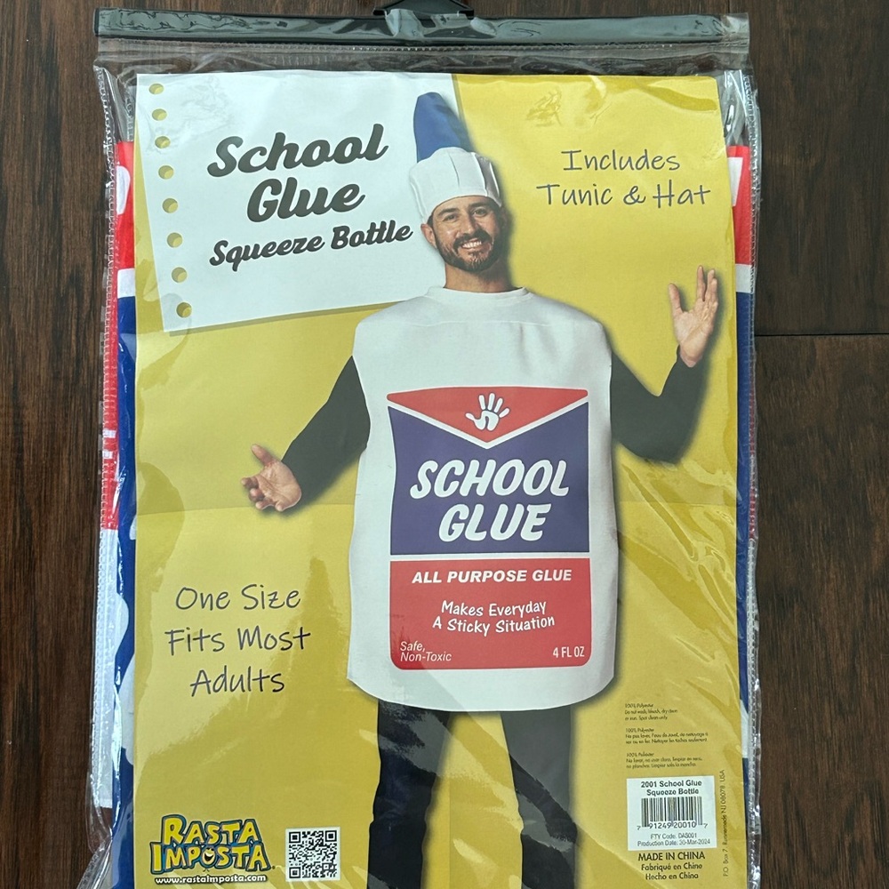Rasta Imposta School Glue Costume
